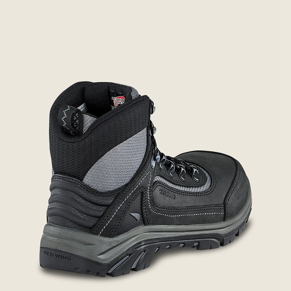 Bottes de Randonnée Red Wing - Trades - 6-Inch Waterproof Csa Safety Toe - Noir/Grise - Femme 905NHF